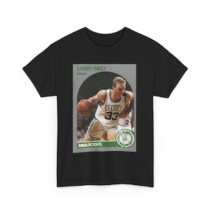 Larry Bird Vintage Basketball Tee, Unisex Heavy Cotton Shirt, NBA Fan Apparel, Gift for Sports Enthusiasts, Retro Basketball Shirt