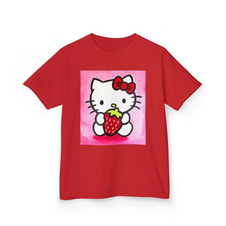 Camiseta Hello Kitty Fresa / Camiseta infantil imagen 5