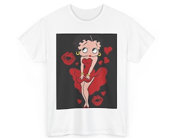 Betty Boop Lots of Love Unisex Heavy Cotton Tee