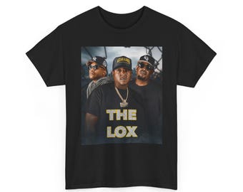 The Lox Vintage Hip-Hop Unisex Heavy Cotton Tee, Music T-Shirt, Streetwear, Casual Wear, Cool Graphic Tee, Gift for Music Lovers