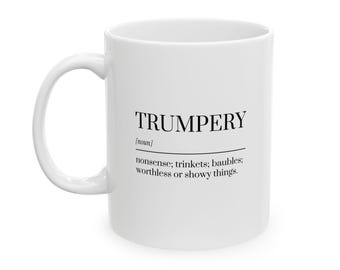 Trumpery Ceramic Mug (Noun) | Dictionary, Typography