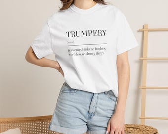 Trumpery T-shirt (substantiv) | Politisk satir, ordbok