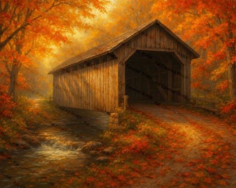 Fall Covered Bridge