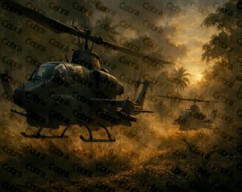 Cobra Helicopter Digital Art