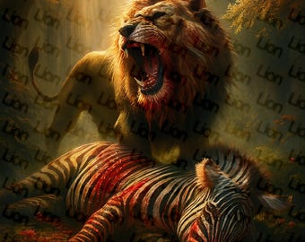 Roaring Lion Digital Art