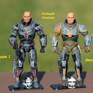 Custom Hand-Painted 6" Star Wars Action Figure: Bad Batch or Clone Trooper image 5
