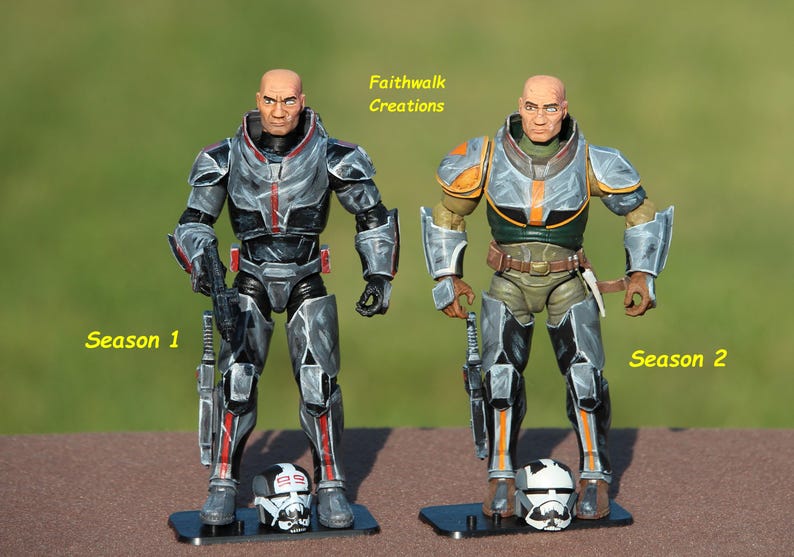 Custom Hand-Painted 6" Star Wars Action Figure: Bad Batch or Clone Trooper image 5