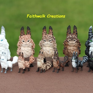 Custom Painted Loth Cat 3D printed figure from Star Wars Rebels, 1:6 scale