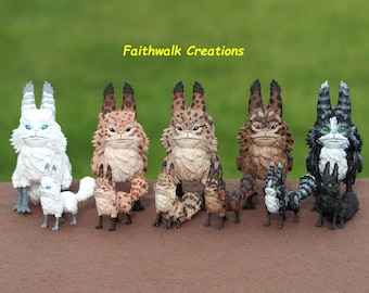 Custom Painted Loth Cat Figure: Star Wars Rebels 1/6 Scale