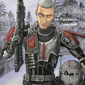 Star Wars Bad Batch 11x14 Crosshair on Kaller fan art giclee print