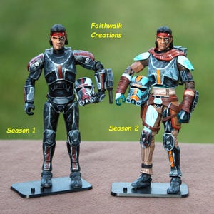Custom Hand-Painted 6" Star Wars Action Figure: Bad Batch or Clone Trooper image 4