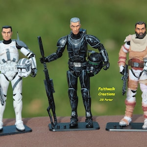 Custom Hand-Painted 6" Star Wars Action Figure: Bad Batch or Clone Trooper Imperial Cody