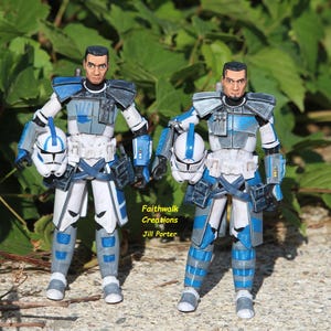 Custom Hand-Painted 6" Star Wars Action Figure: Bad Batch or Clone Trooper image 8