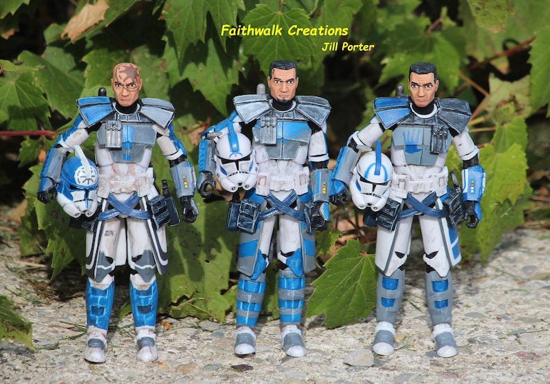 Custom Hand-Painted 6" Star Wars Action Figure: Bad Batch or Clone Trooper image 16