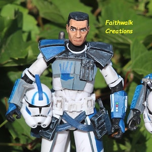 Custom Hand-Painted 6" Star Wars Action Figure: Bad Batch or Clone Trooper ARC Trooper Echo
