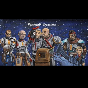 Star Wars The Bad Batch 10x20 fan art giclee print