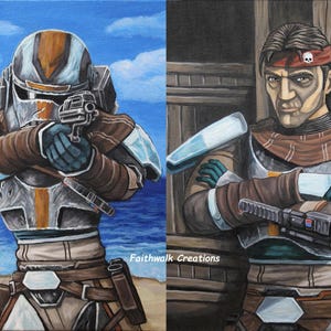 Calendario de Star Wars 2027: Fan art tradicional de Bad Batch y Clone Wars
