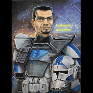 Star Wars The Clone Wars ARC Trooper Fives Umbara fan art 8x10 giclee print