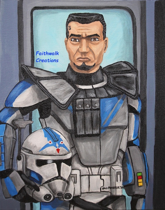 Star Wars the Clone Wars ARC Trooper Fives Fan Art 5x7 Giclee