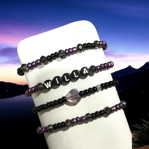 Willa Bracelet Set: Seabrook Zombies Inspired, Personalized Stackable Bracelets