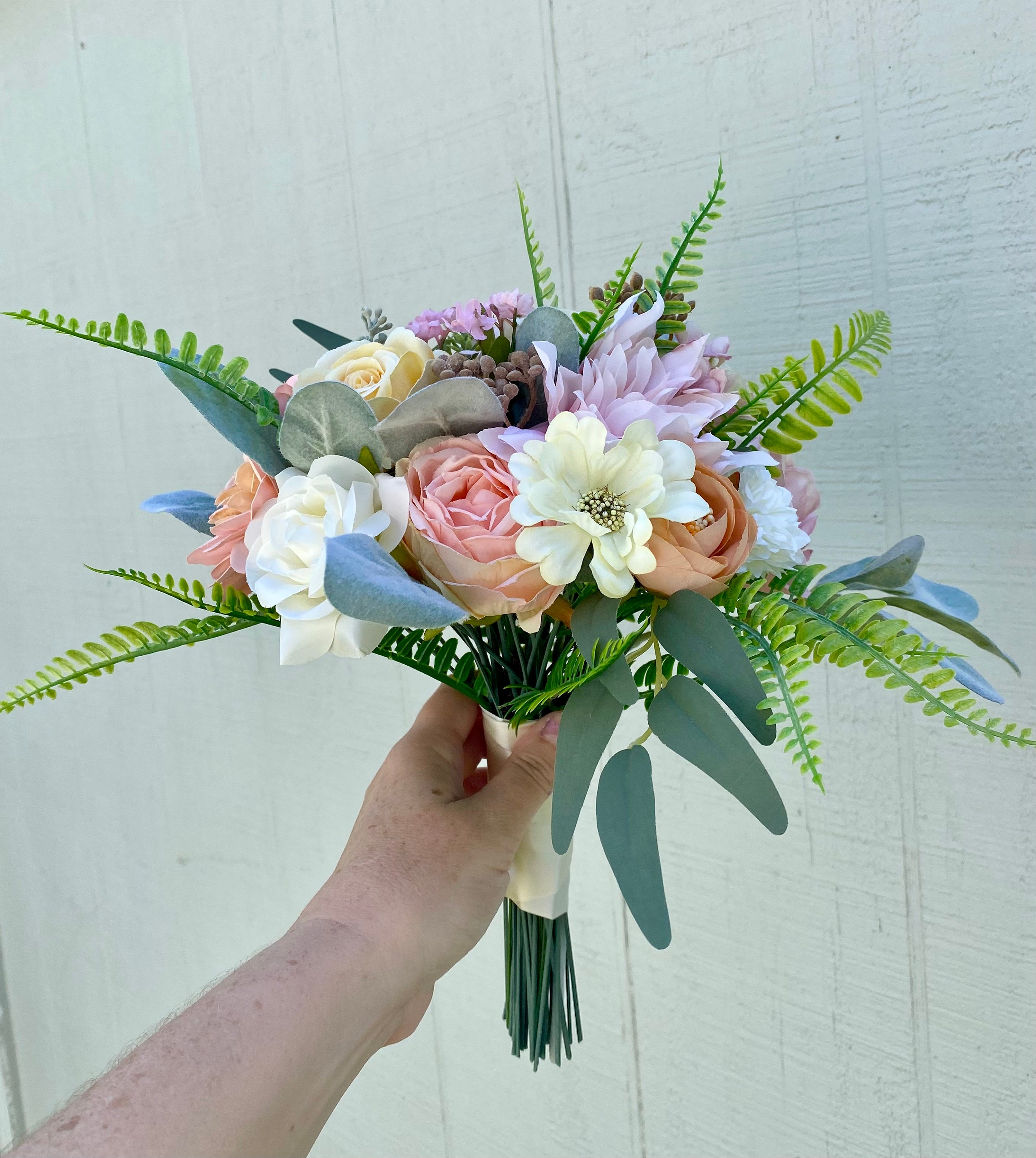 Hobby Lobby Sola Flower Wedding Bouquet DIY - Forget Him Knot