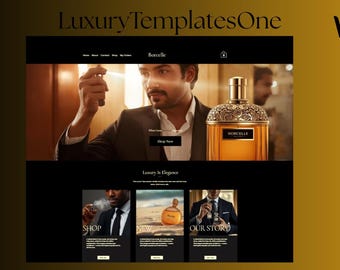 Luxury Wix Website Template: E-commerce, Fashion