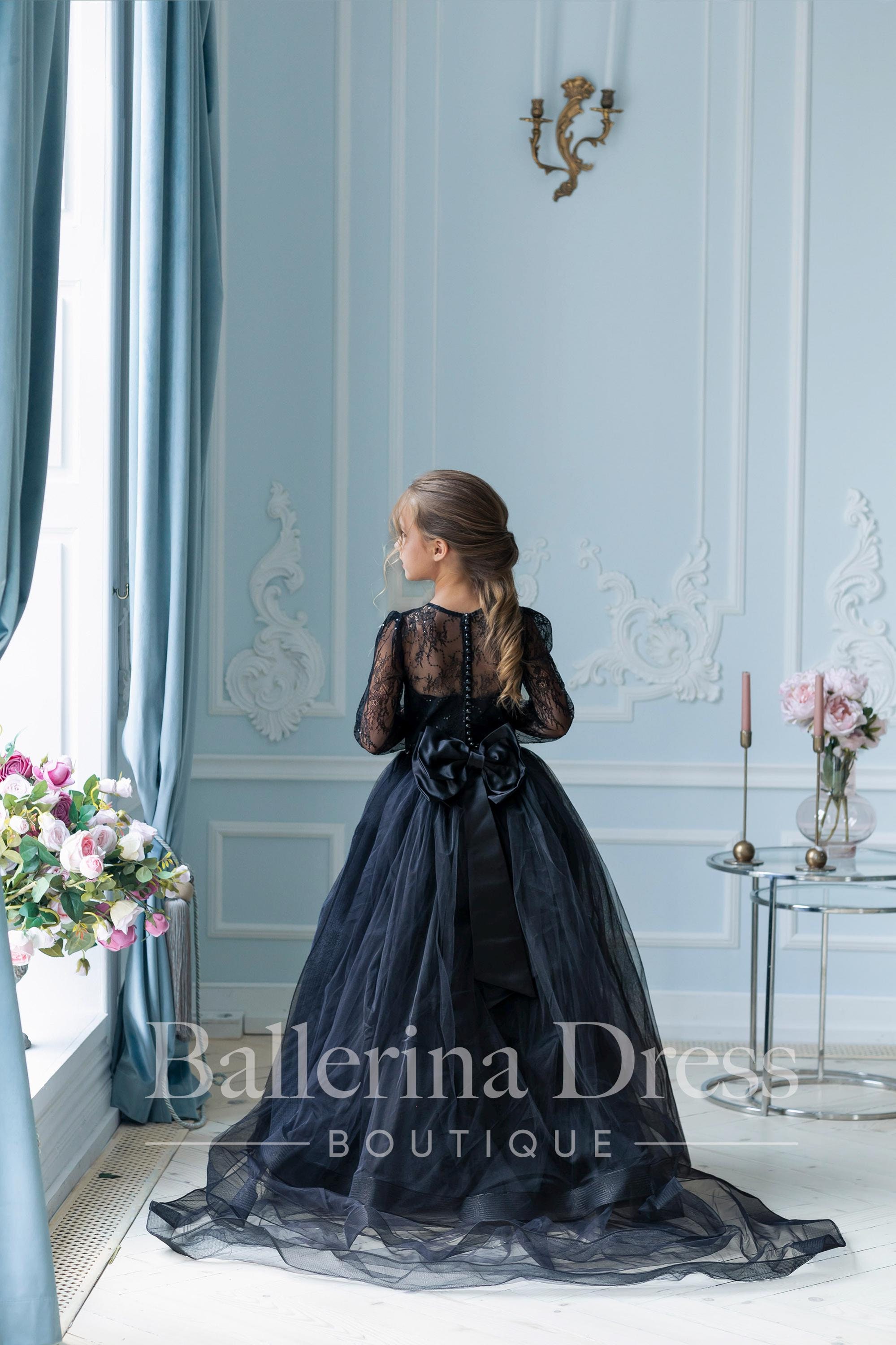 Lachinita Lange Gebreide Jurk Zwart Jurk Kopen Begrafenis Jurk