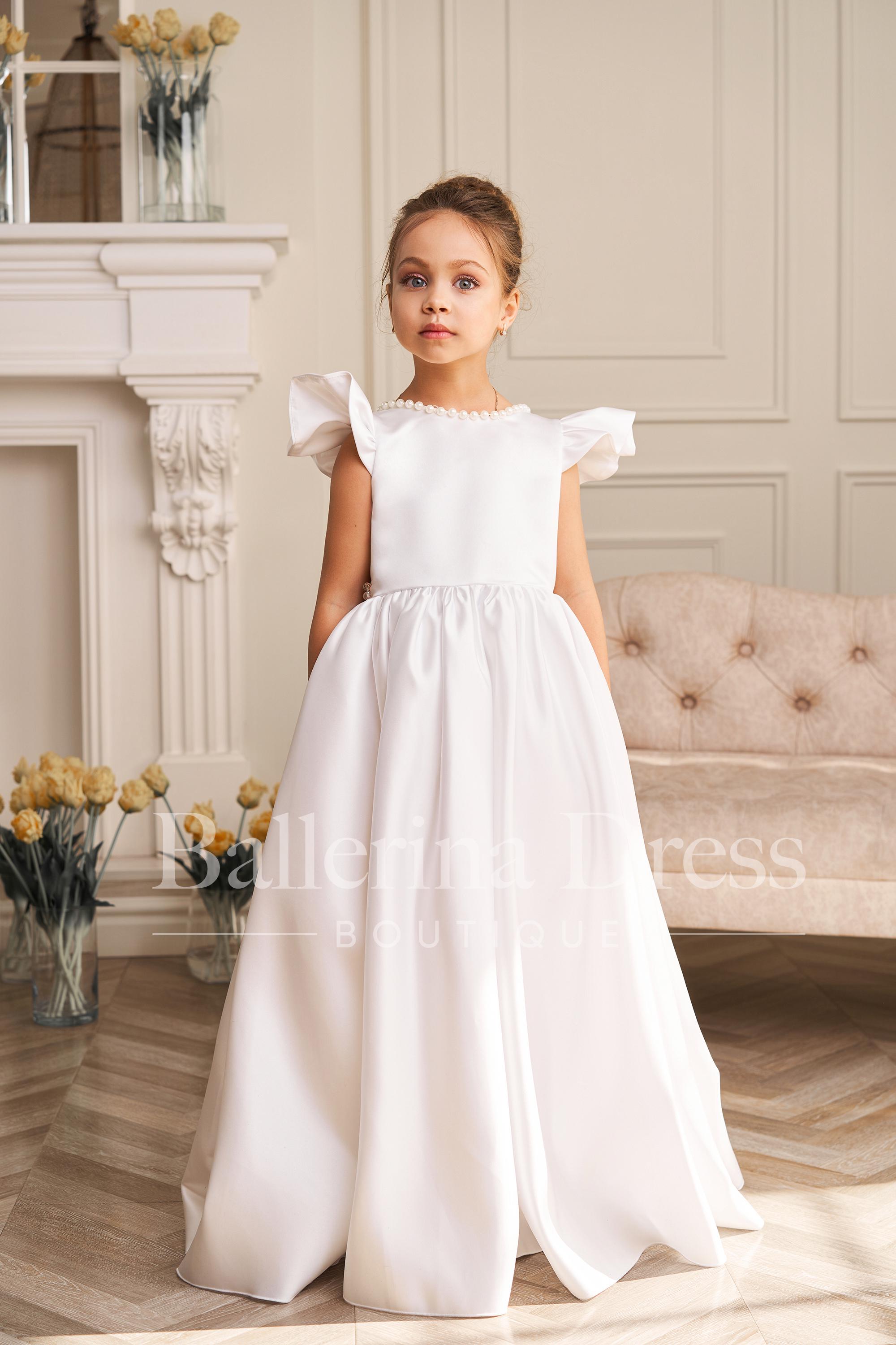 Ivory Satin Flower Girl Dress Sleeveless Tutu Gown With Pearls, Toddler Baby Wedding Dress, Junior Bridesmaid Outfit - Etsy Ivory Satin Flower Girl Dress Sleeveless Tutu Gown With Pearls, Toddler Baby Wedding Dress, Junior Bridesmaid Outfit - Etsy