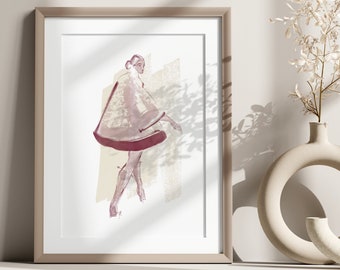 3 Fashion Illustrations / Instant *Digital* Download / Collection of elegant and chic stylish women fashion illustrations