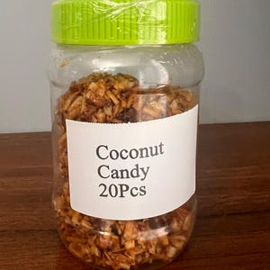 Coconut Candy, afrikanische knusprige Kokosnuss Bonbons 20stk