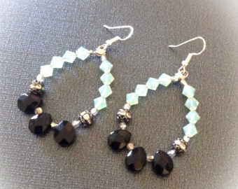 Black drop hoops