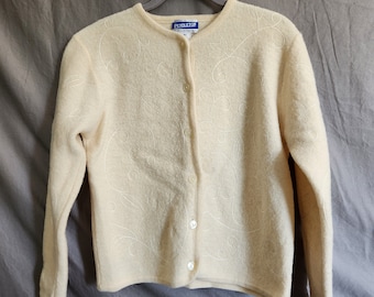 Vintage Pendleton Wool Embroidered Cardigan