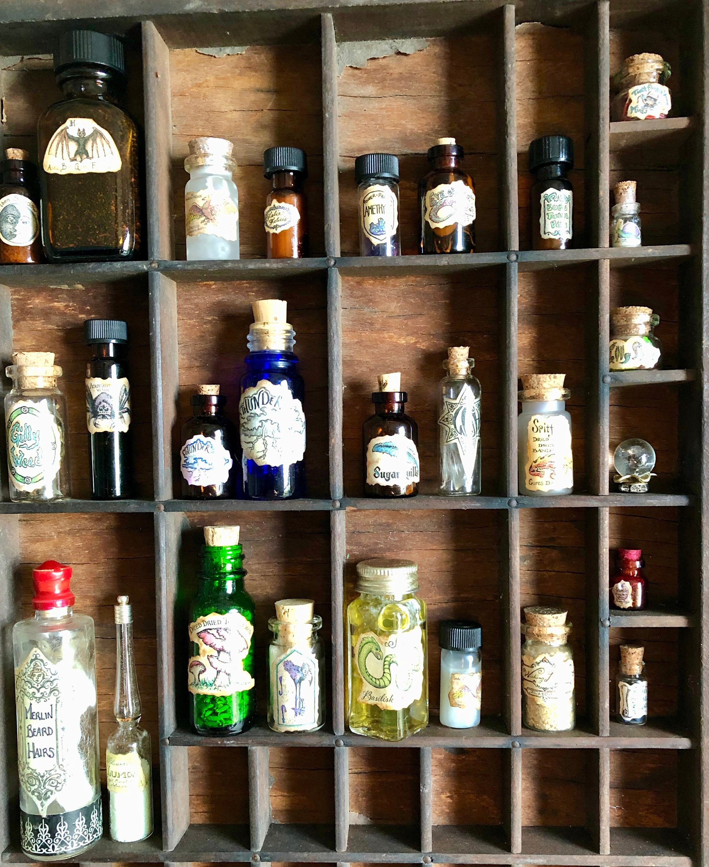 Miniature Potion Bottles tiny decorative bottles fantasy Etsy