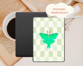 Funda para Kindle, Paperwhite, Moth, Bonita, Booktok, Impresión en casa, Funda transparente, Diseño femenino, Guinga, Fantasía, Básica, Coloursoft
