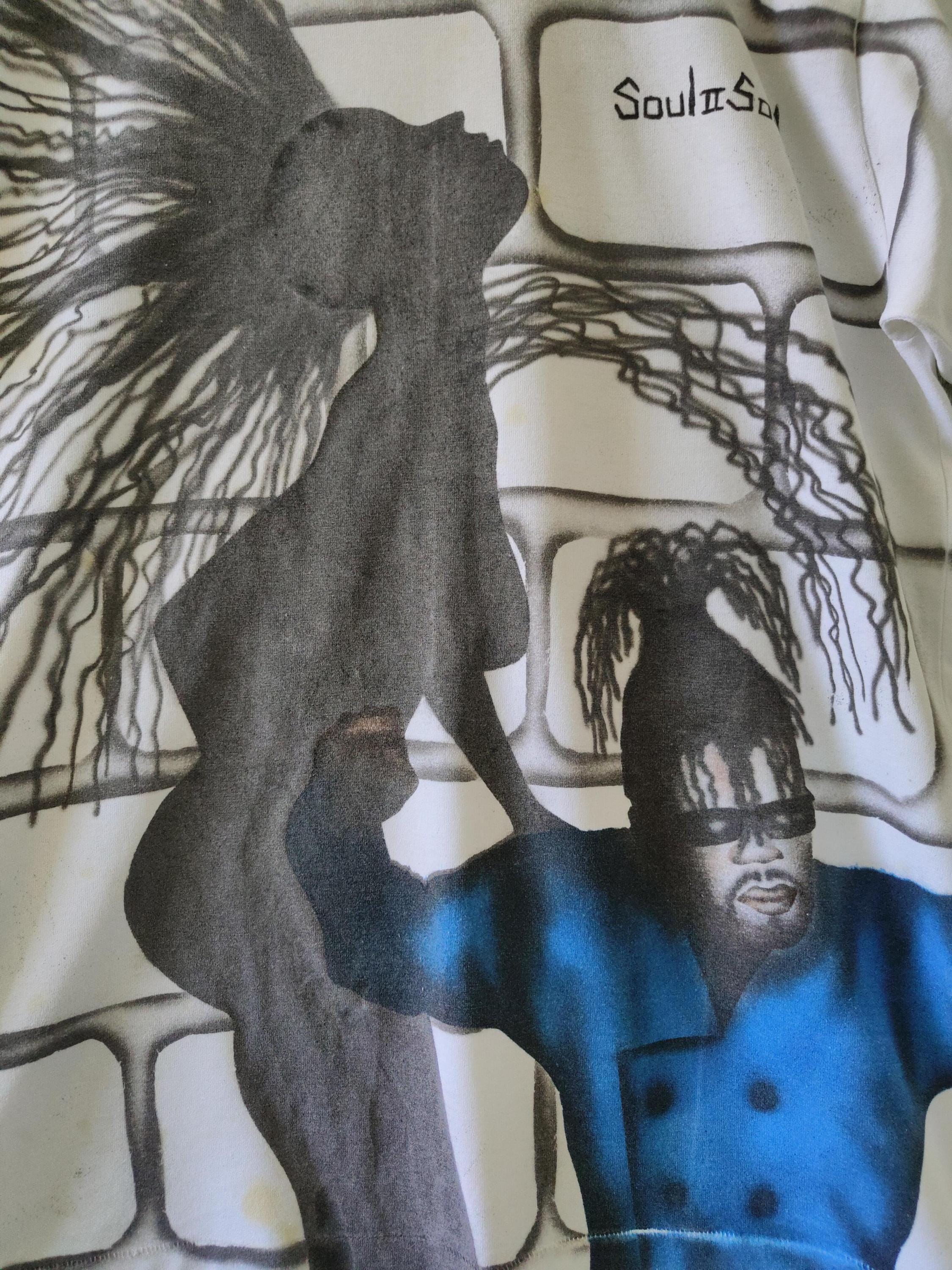Vintage 90s Soul Ii Soul Rap Tees Overprint Shirt Rare - Etsy