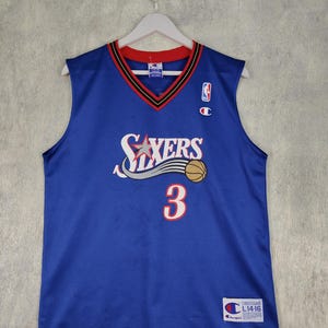 Vintage 90s NBA Philadelphia 76ers #3 IVERSON Jersey