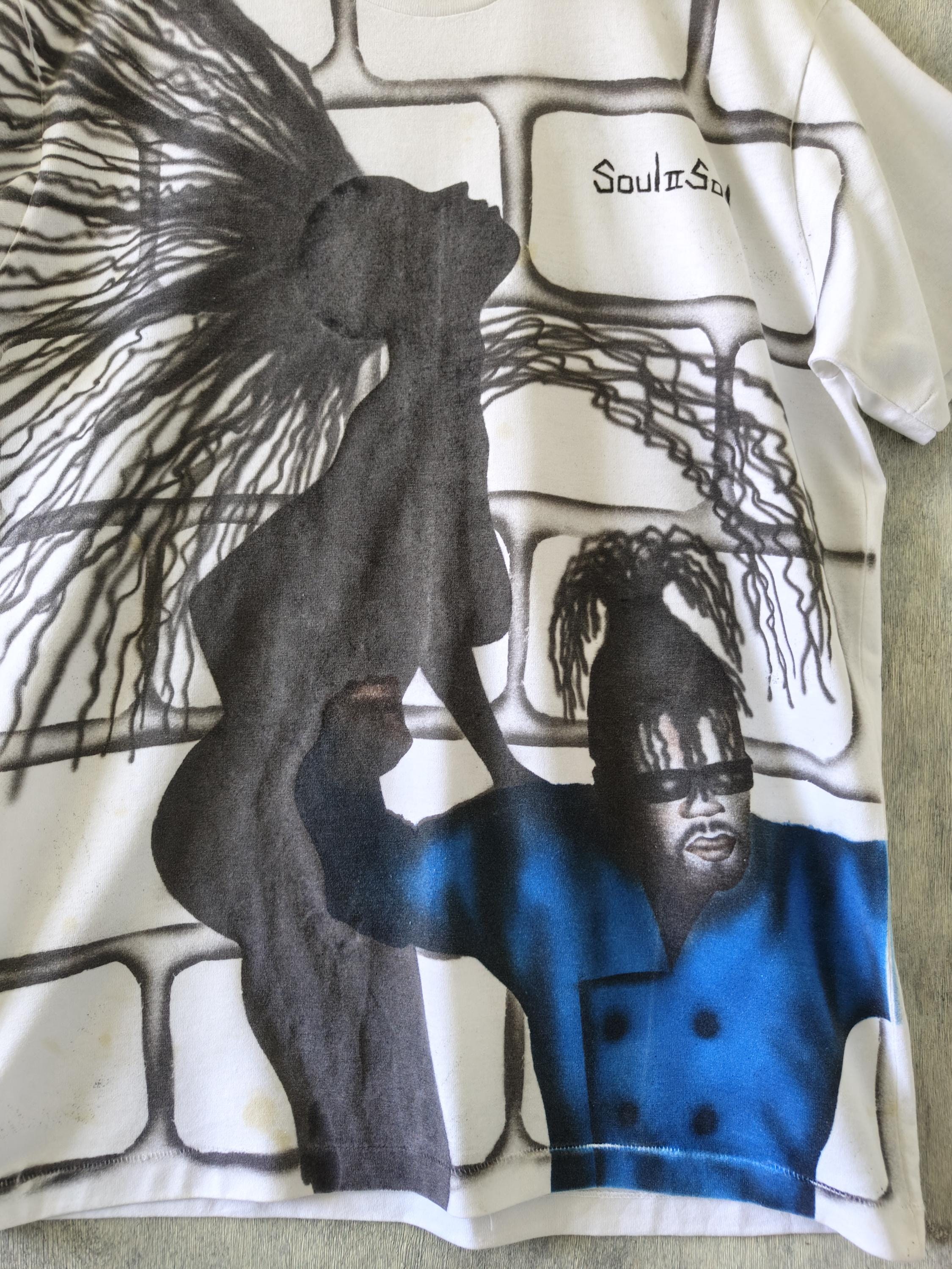 Vintage 90s Soul Ii Soul Rap Tees Overprint Shirt Rare - Etsy