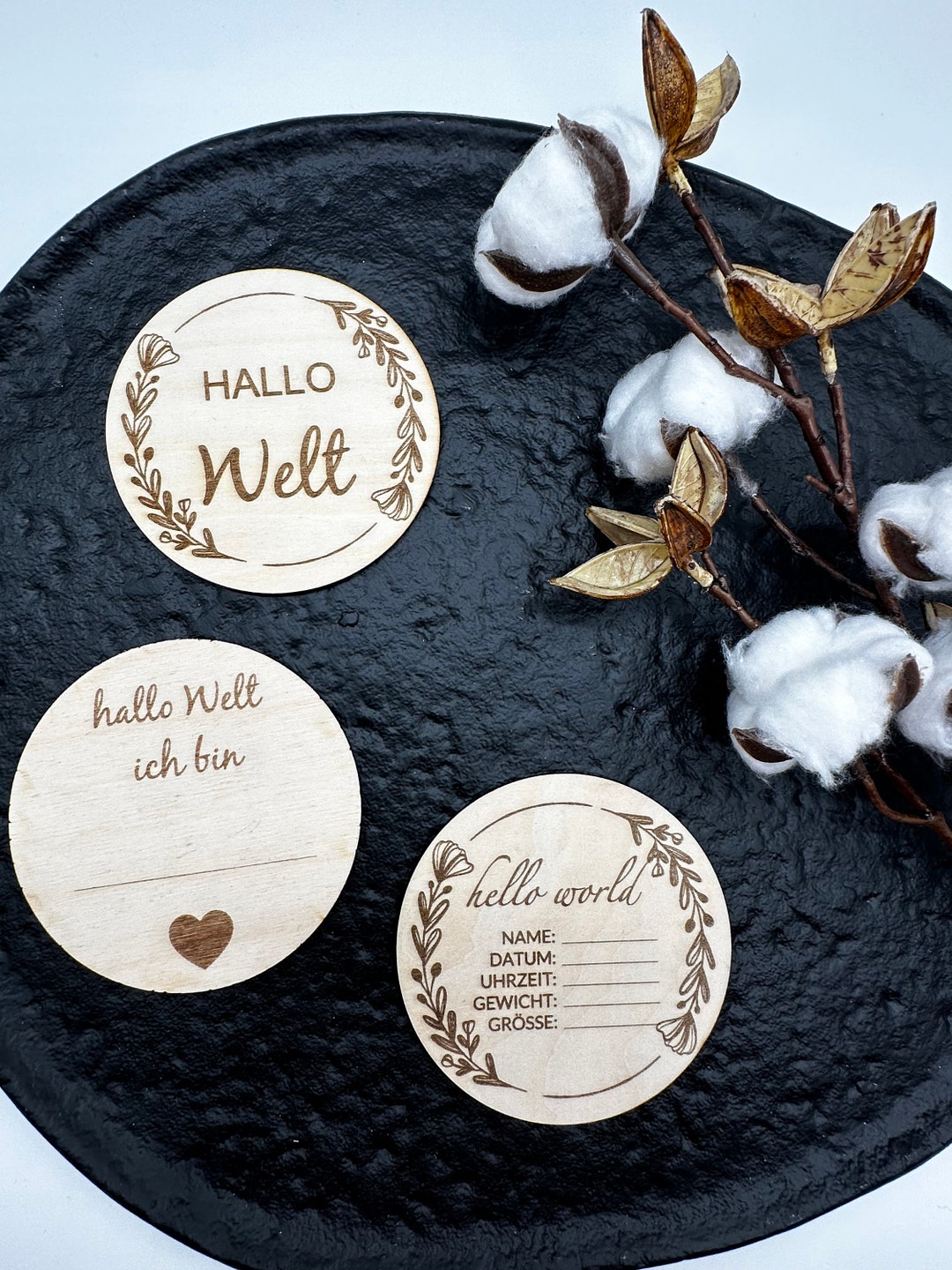 Wooden Birth Signs - Etsy