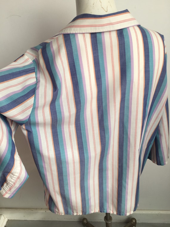 Vintage 1960's Aertex Pyjama Blouse Top Styled
