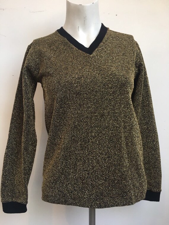 ladies gold jumper
