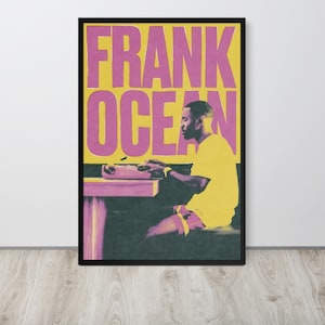 Póster retro de la nostalgia de Frank Ocean, impresión artística ultra vintage para amantes de la música