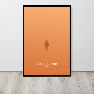 Blade Runner 2049 Poster  Minimalist Poster, Blade Runner Print, Sci-Fi Art, Ryan Gosling, Cyberpunk Decor, Futuristic Wall Art
