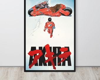 1988年 サイバーパンクの画期的アニメ『AKIRA』日本映画ポスター