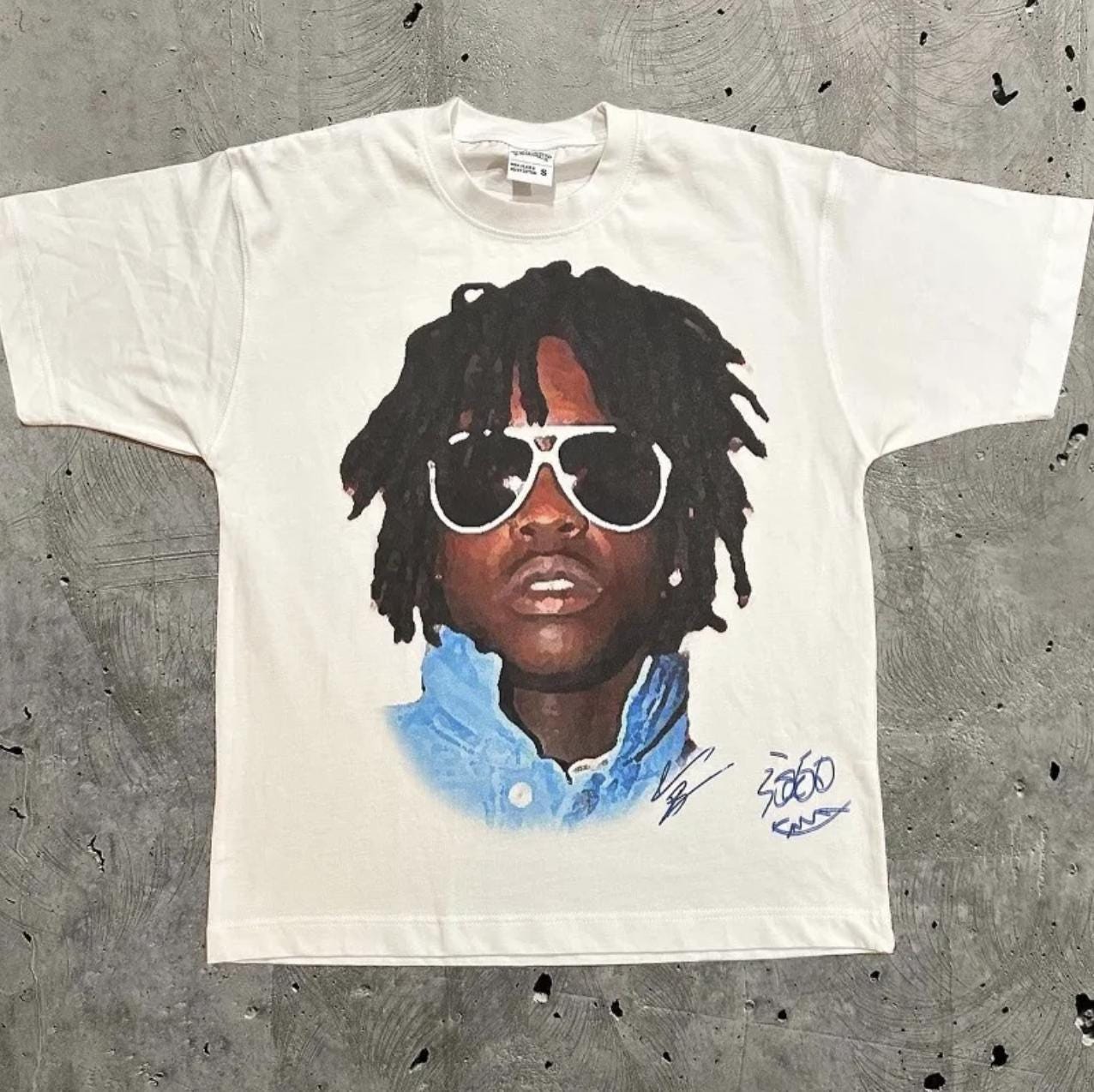 【人気急上昇】GLOGANG* Gloyalty Vintage Tee【送料無料】 Official Glo Gang Gloyalty Vintage Tee (White) - Tiotee