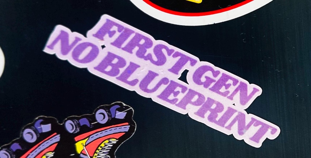 First Gen Sticker FIRST-GEN Sticker – 1x2”- 3” Vinyl Sticker for Laptop, Water Bottle ...