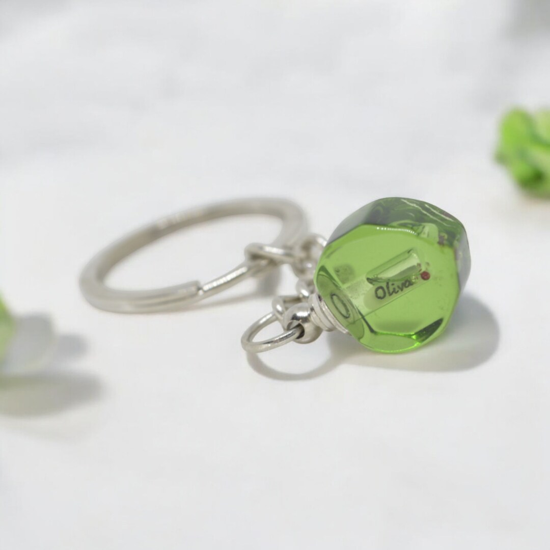 Name On Rice Ring Personalized Name on Rice Pendant Octagonal Heart Shape | Unique Gift ...