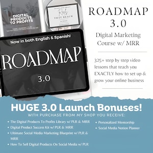 The Roadmap To Riches 3.0 Master Resell Rights MRR Digital Marketing Passive Income Training
