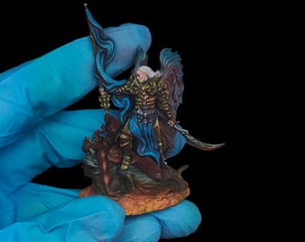 D&D Painted miniature 32mm, Demon Hunter