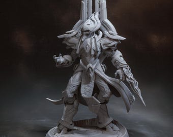 Artanis Fan Art Statue Bulkmancer resin 3dprint figure, miniature unpainted