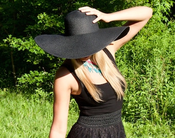 extra large brim sun hat
